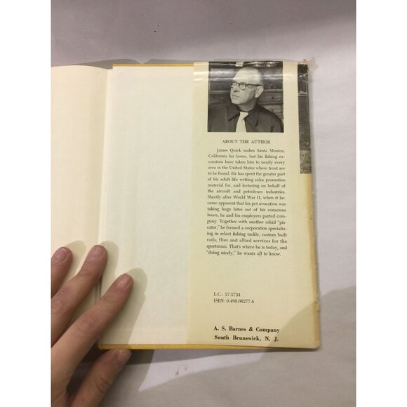 Trout Fishing & Trout Flies book by Jim Quick - Picture 7 of 8